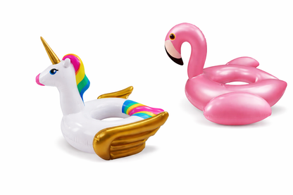 Unicorn & Flamingo Kids Pool Float (Ages 3–8)