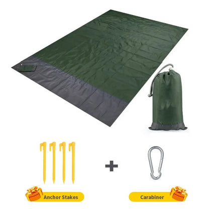 SplashRest Family Sandproof & Waterproof Pocket Beach Mat