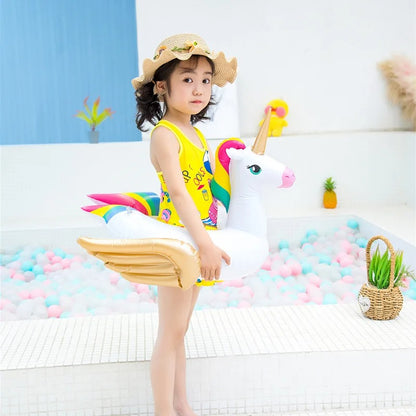 Unicorn & Flamingo Kids Pool Float (Ages 3–8)